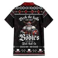 Funny Vikings Christmas Family Matching Tank Maxi Dress and Hawaiian Shirt Falalalala Valhalla LT05 - Wonder Print Shop
