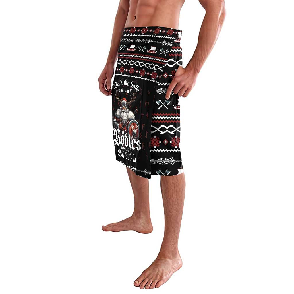 Funny Vikings Christmas Lavalava Falalalala Valhalla LT05 - Wonder Print Shop