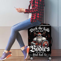 Funny Vikings Christmas Luggage Cover Falalalala Valhalla LT05 - Wonder Print Shop