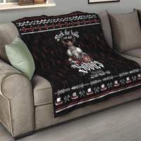 Funny Vikings Christmas Quilt Falalalala Valhalla LT05 - Wonder Print Shop