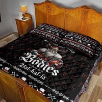Funny Vikings Christmas Quilt Bed Set Falalalala Valhalla LT05 - Wonder Print Shop
