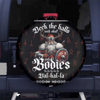 Funny Vikings Christmas Spare Tire Cover Falalalala Valhalla LT05 - Wonder Print Shop