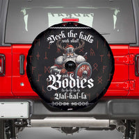 Funny Vikings Christmas Spare Tire Cover Falalalala Valhalla LT05 - Wonder Print Shop