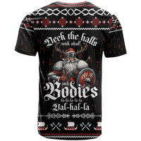 Funny Vikings Christmas T Shirt Falalalala Valhalla LT05 - Wonder Print Shop