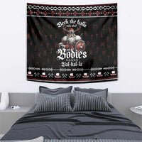 Funny Vikings Christmas Tapestry Falalalala Valhalla LT05 - Wonder Print Shop