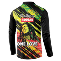Reggae Legend Button Sweatshirt Love The Life You Live Live The Life You Love