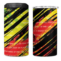 Reggae Legend 4 in 1 Can Cooler Tumbler Love The Life You Live Live The Life You Love
