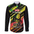Reggae Legend Family Matching Long Sleeve Bodycon Dress and Hawaiian Shirt Love The Life You Live Live The Life You Love