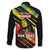 Reggae Legend Family Matching Long Sleeve Bodycon Dress and Hawaiian Shirt Love The Life You Live Live The Life You Love