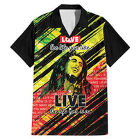 Reggae Legend Family Matching Mermaid Dress and Hawaiian Shirt Love The Life You Live Live The Life You Love