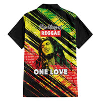 Reggae Legend Family Matching Puletasi and Hawaiian Shirt Love The Life You Live Live The Life You Love