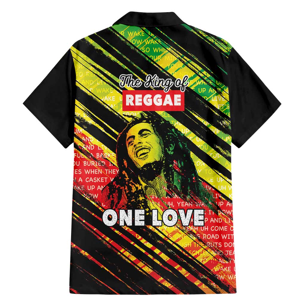 Reggae Legend Family Matching Tank Maxi Dress and Hawaiian Shirt Love The Life You Live Live The Life You Love LT05 - Wonder Print Shop