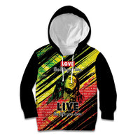 Reggae Legend Kid Hoodie Love The Life You Live Live The Life You Love LT05 - Wonder Print Shop