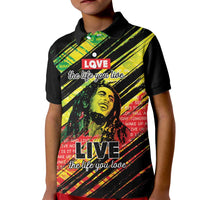 Reggae Legend Kid Polo Shirt Love The Life You Live Live The Life You Love LT05 - Wonder Print Shop