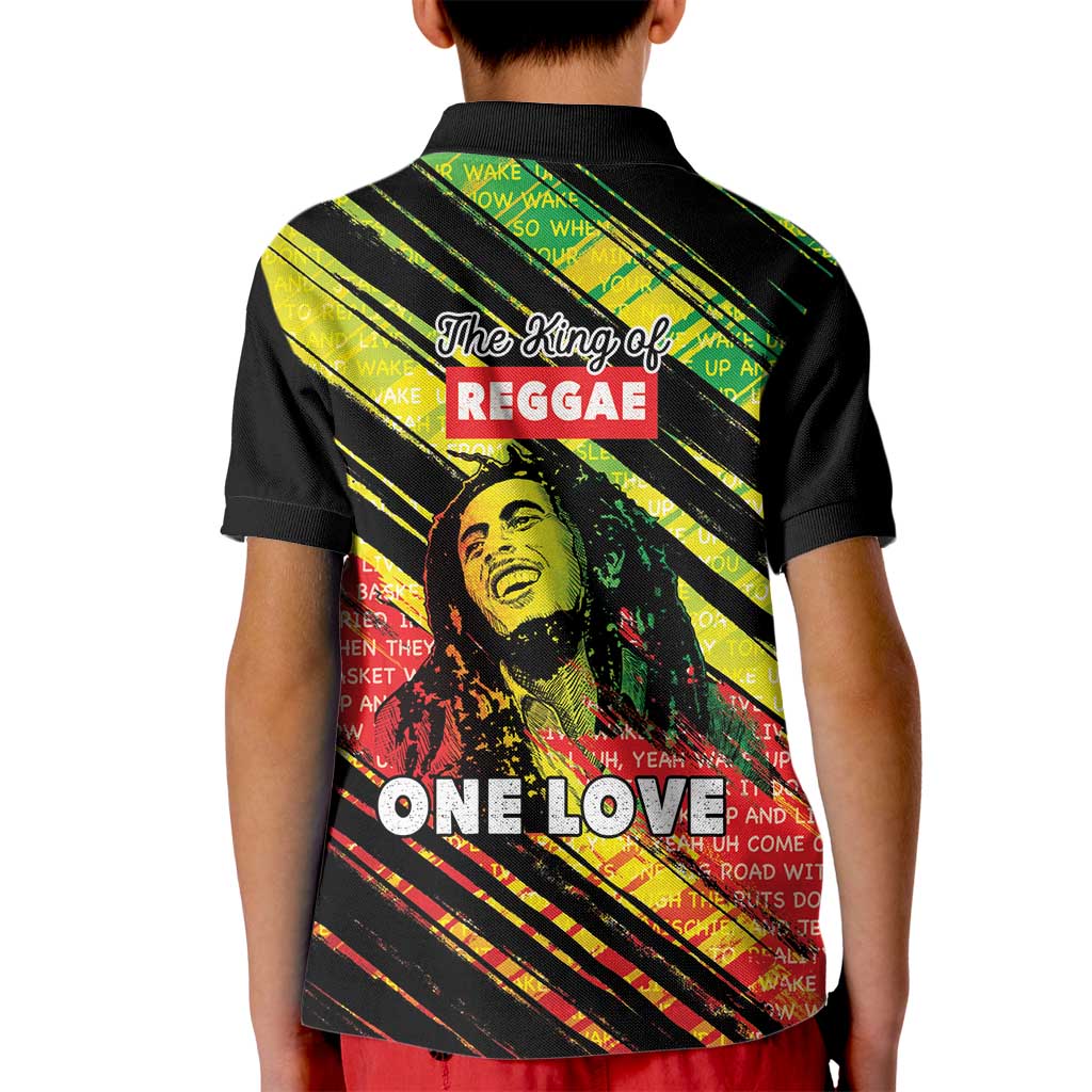 Reggae Legend Kid Polo Shirt Love The Life You Live Live The Life You Love LT05 - Wonder Print Shop