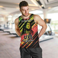 Reggae Legend Men Tank Top Love The Life You Live Live The Life You Love LT05 - Wonder Print Shop