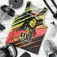 Reggae Legend Men Tank Top Love The Life You Live Live The Life You Love LT05 - Wonder Print Shop