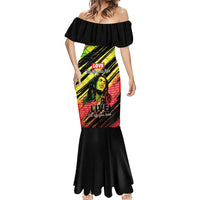Reggae Legend Mermaid Dress Love The Life You Live Live The Life You Love LT05 - Wonder Print Shop