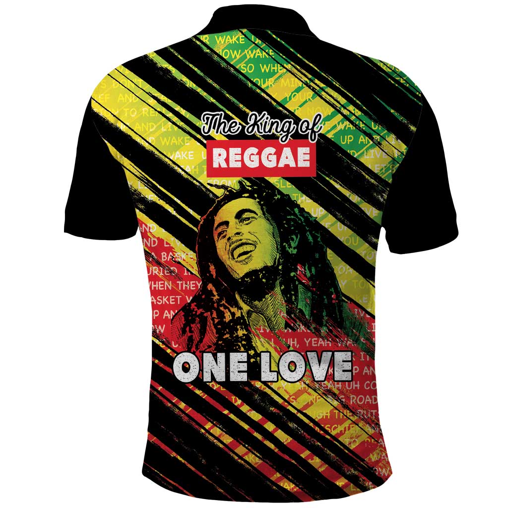 Reggae Legend Polo Shirt Love The Life You Live Live The Life You Love LT05 - Wonder Print Shop