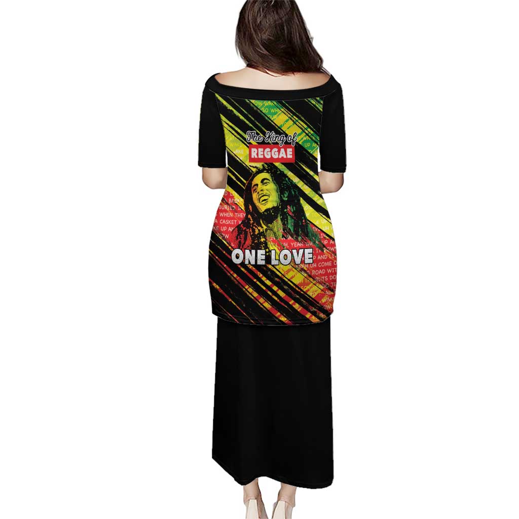 Reggae Legend Puletasi Love The Life You Live Live The Life You Love LT05 - Wonder Print Shop