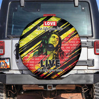 Reggae Legend Spare Tire Cover Love The Life You Live Live The Life You Love LT05 - Wonder Print Shop