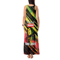 Reggae Legend Tank Maxi Dress Love The Life You Live Live The Life You Love LT05 - Wonder Print Shop