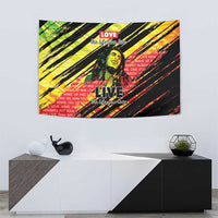 Reggae Legend Tapestry Love The Life You Live Live The Life You Love LT05 - Wonder Print Shop