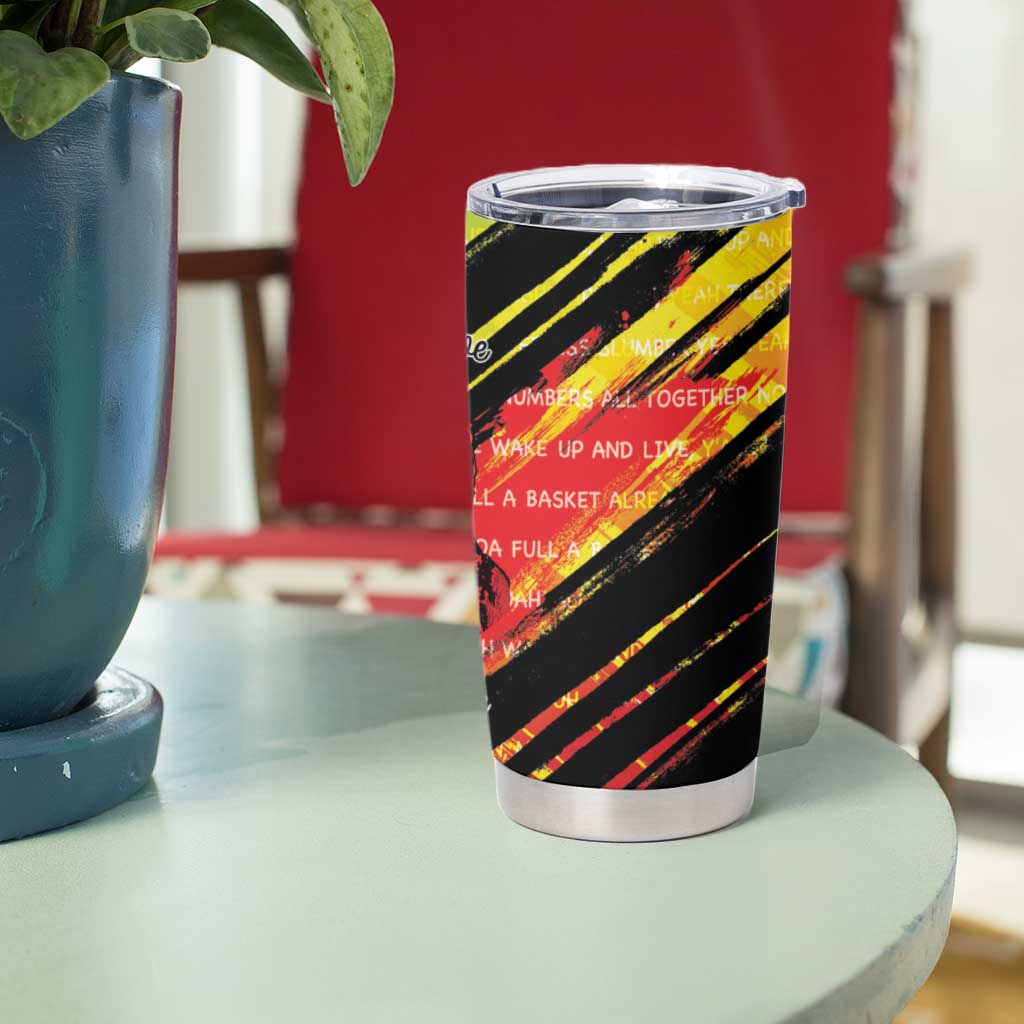 Reggae Legend Tumbler Cup Love The Life You Live Live The Life You Love LT05 - Wonder Print Shop