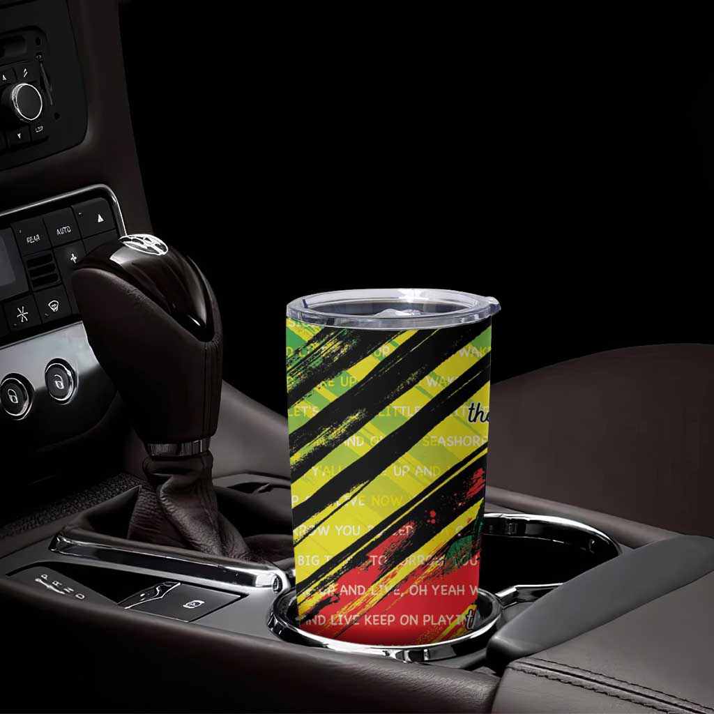 Reggae Legend Tumbler Cup Love The Life You Live Live The Life You Love LT05 - Wonder Print Shop