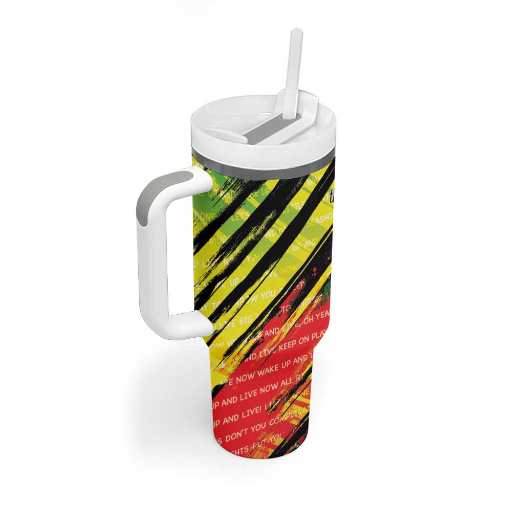Reggae Legend Tumbler With Handle Love The Life You Live Live The Life You Love LT05 - Wonder Print Shop