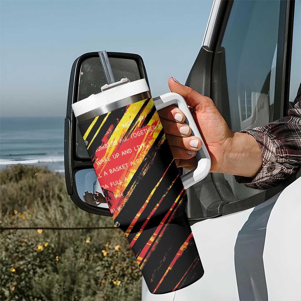 Reggae Legend Tumbler With Handle Love The Life You Live Live The Life You Love LT05 - Wonder Print Shop