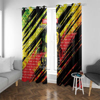 Reggae Legend Window Curtain Love The Life You Live Live The Life You Love LT05 - Wonder Print Shop