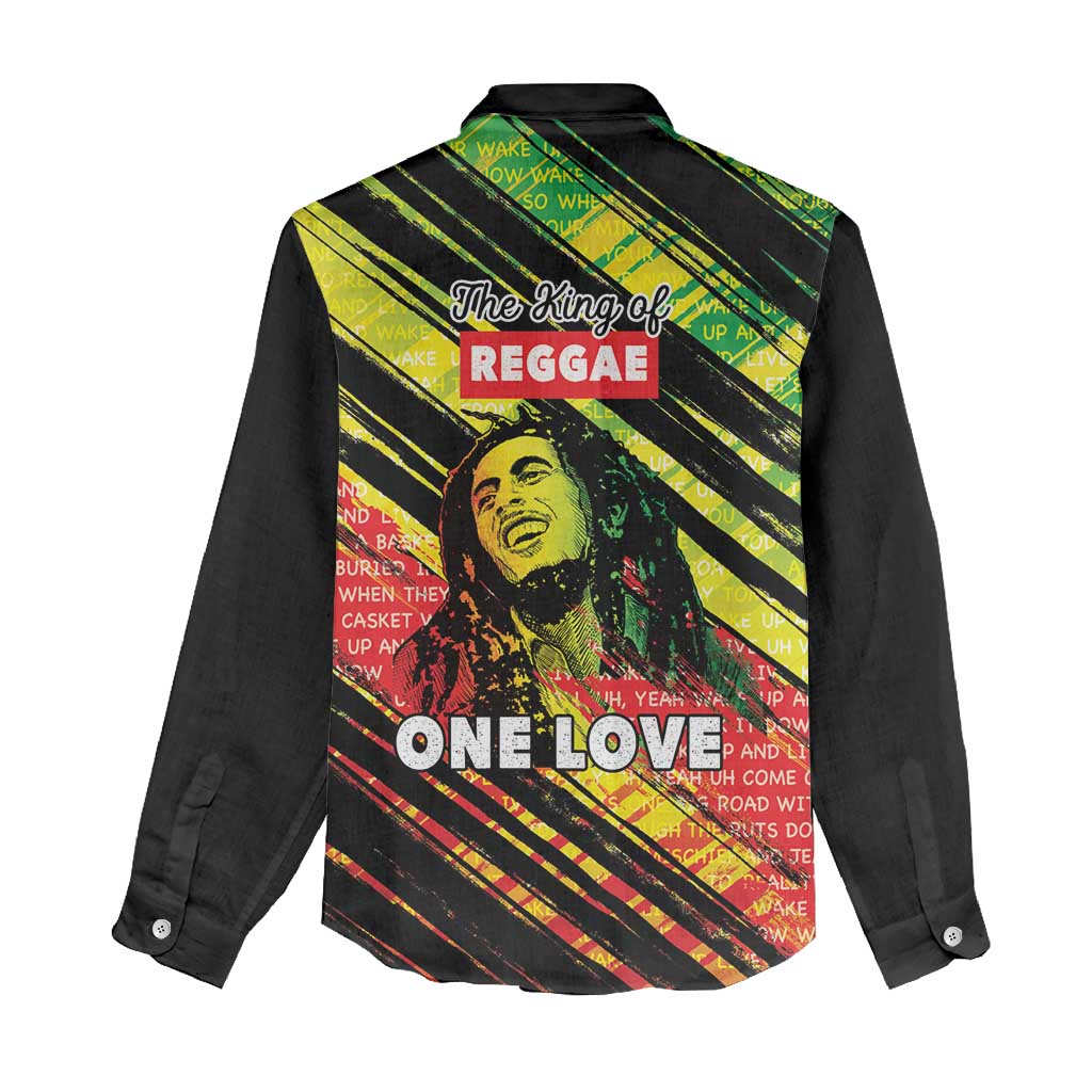 Reggae Legend Women Casual Shirt Love The Life You Live Live The Life You Love LT05 - Wonder Print Shop