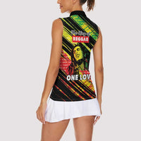 Reggae Legend Women Sleeveless Polo Shirt Love The Life You Live Live The Life You Love LT05 - Wonder Print Shop