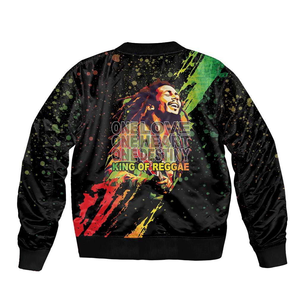 Legend Bob Bomber Jacket One Love Heart Destiny