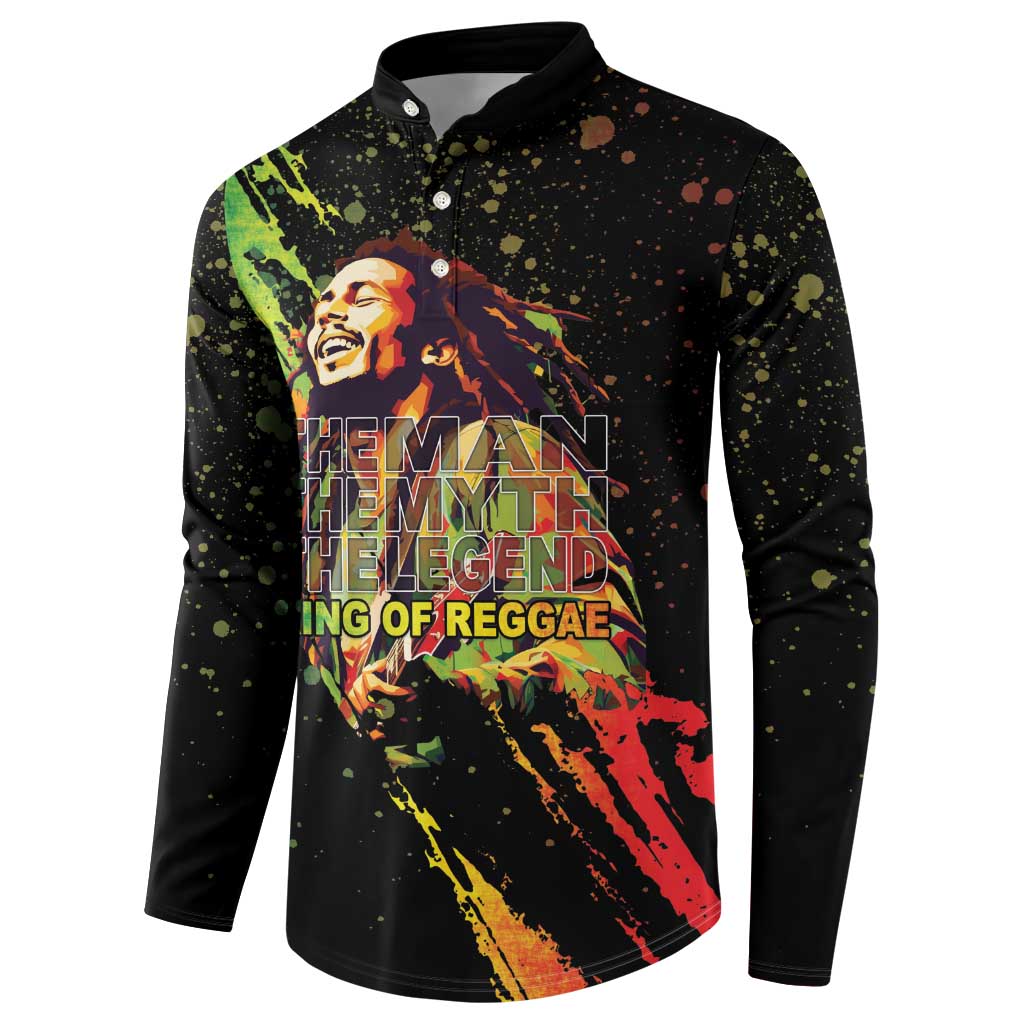 Legend Bob Button Sweatshirt One Love Heart Destiny