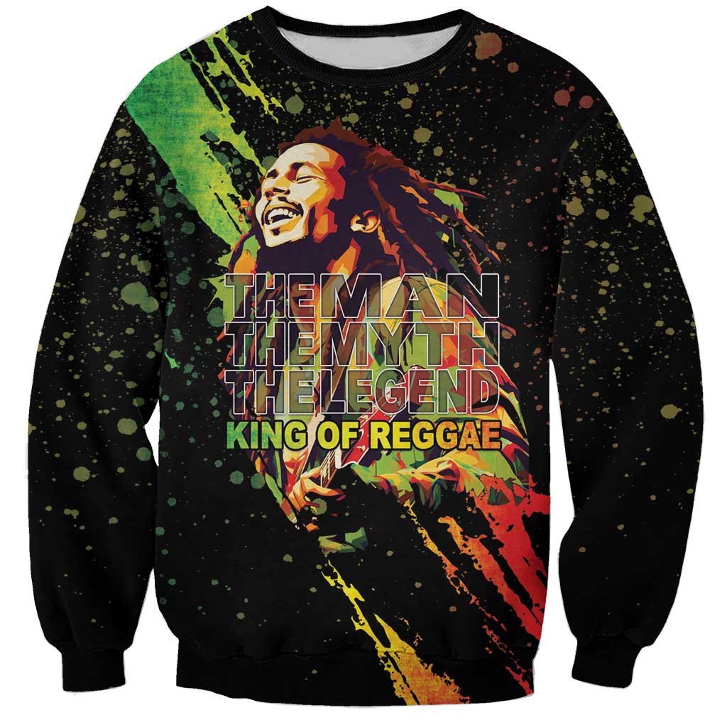 Legend Bob Sweatshirt One Love Heart Destiny LT05 - Wonder Print Shop