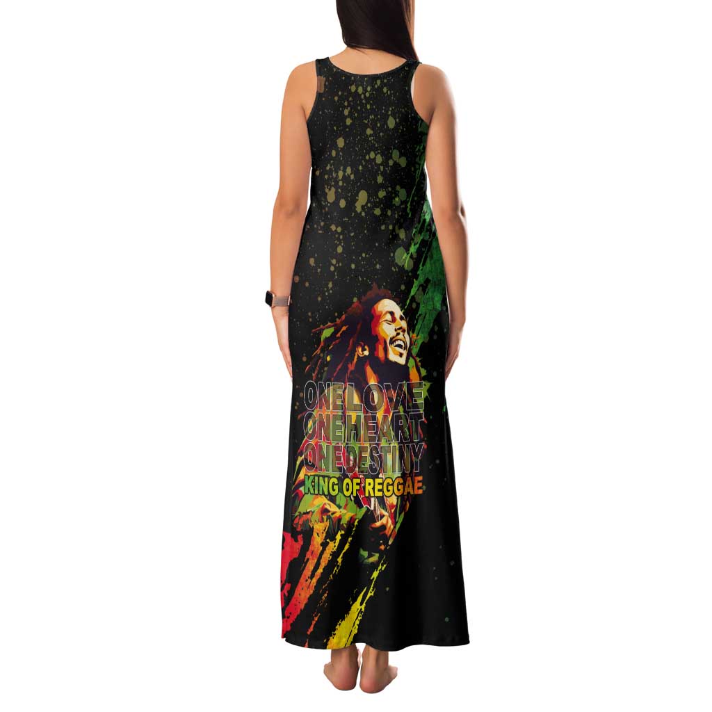 Legend Bob Tank Maxi Dress One Love Heart Destiny LT05 - Wonder Print Shop
