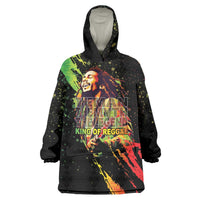 Legend Bob Wearable Blanket Hoodie One Love Heart Destiny LT05 - Wonder Print Shop
