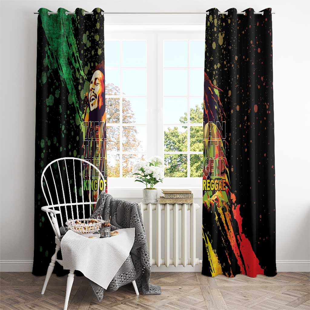 Legend Bob Window Curtain One Love Heart Destiny LT05 - Wonder Print Shop