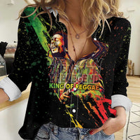 Legend Bob Women Casual Shirt One Love Heart Destiny LT05 - Wonder Print Shop