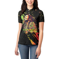 Legend Bob Women Polo Shirt One Love Heart Destiny LT05 - Wonder Print Shop