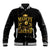 Reggae King Marley Baseball Jacket Gold Lion