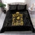 Reggae King Marley Bedding Set Gold Lion