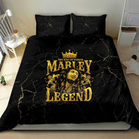 Reggae King Marley Bedding Set Gold Lion