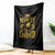 Reggae King Marley Blanket Gold Lion