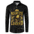 Reggae King Marley Button Sweatshirt Gold Lion