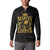 Reggae King Marley Button Sweatshirt Gold Lion