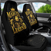 Reggae King Marley Car Seat Cover Gold Lion