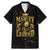 Reggae King Marley Family Matching Mermaid Dress and Hawaiian Shirt Gold Lion